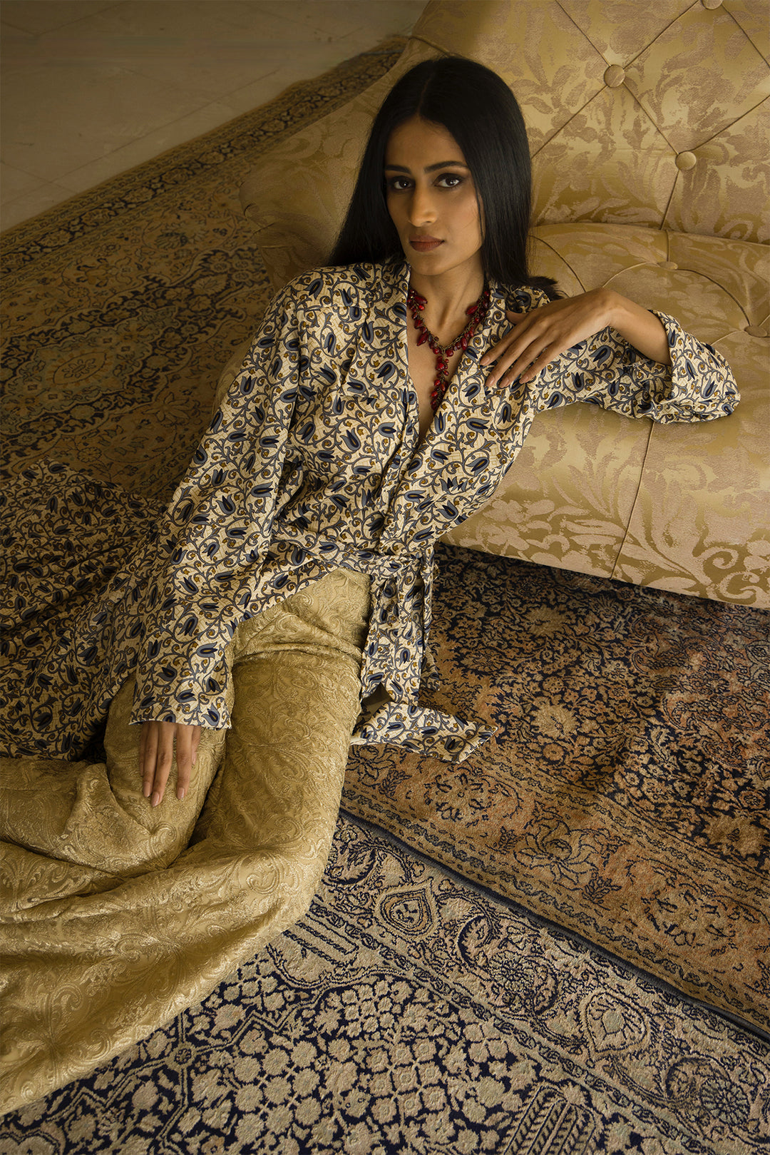 Golden Retro Pants