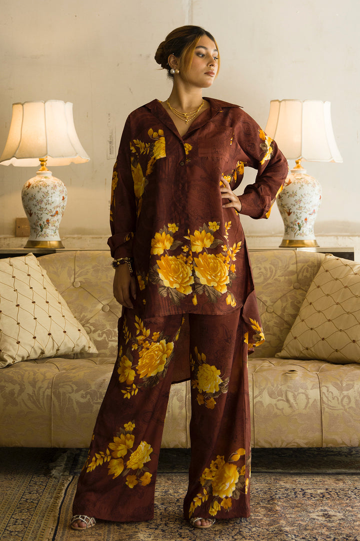 Maroon Co-ord Set