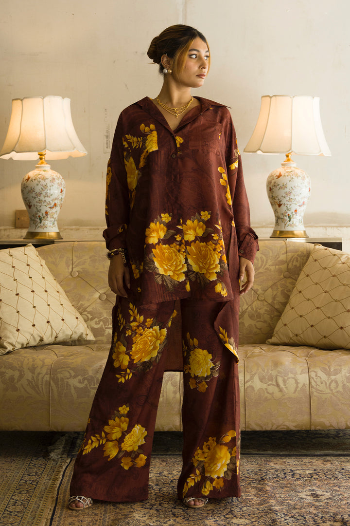 Maroon Co-ord Set