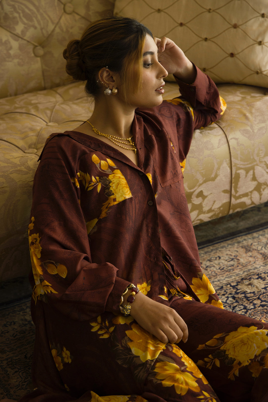 Maroon Co-ord Set
