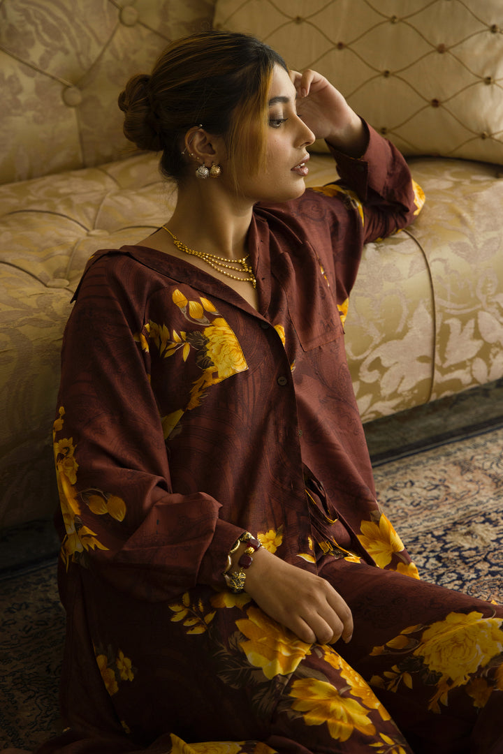 Maroon Co-ord Set