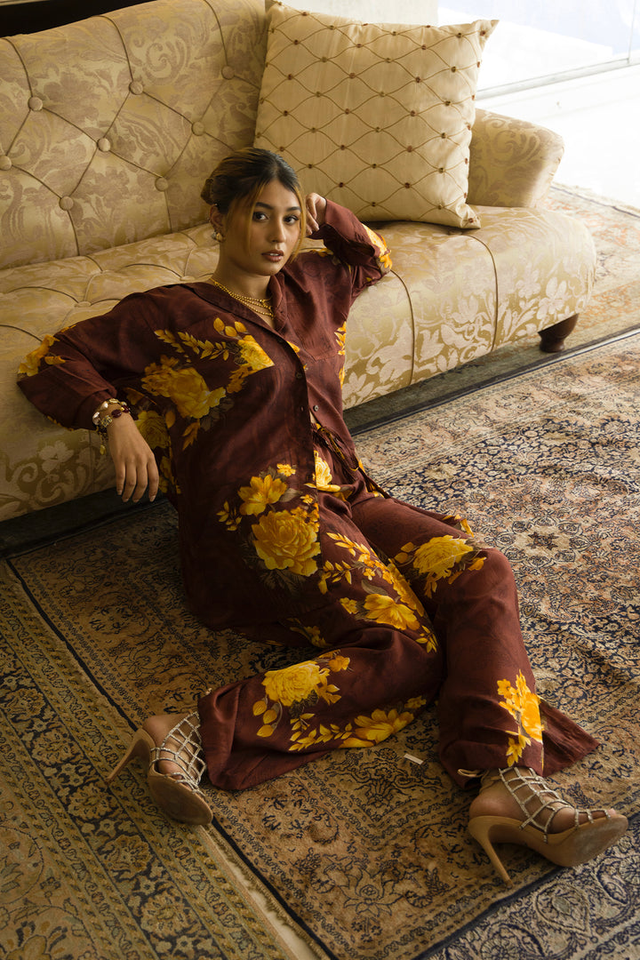 Maroon Co-ord Set