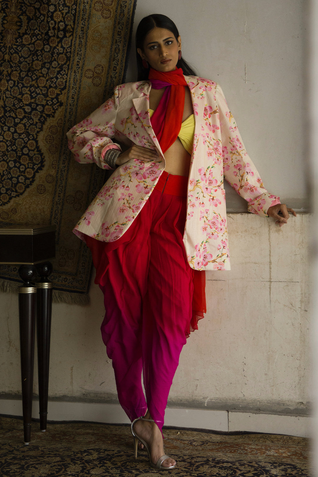 Ombré dhoti pants
