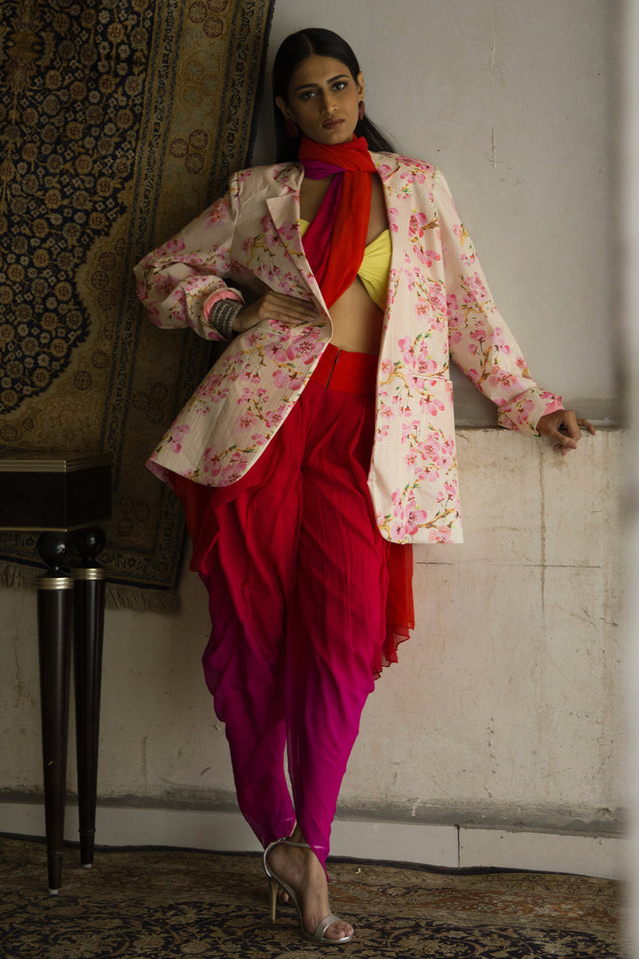 Ombré dhoti pants